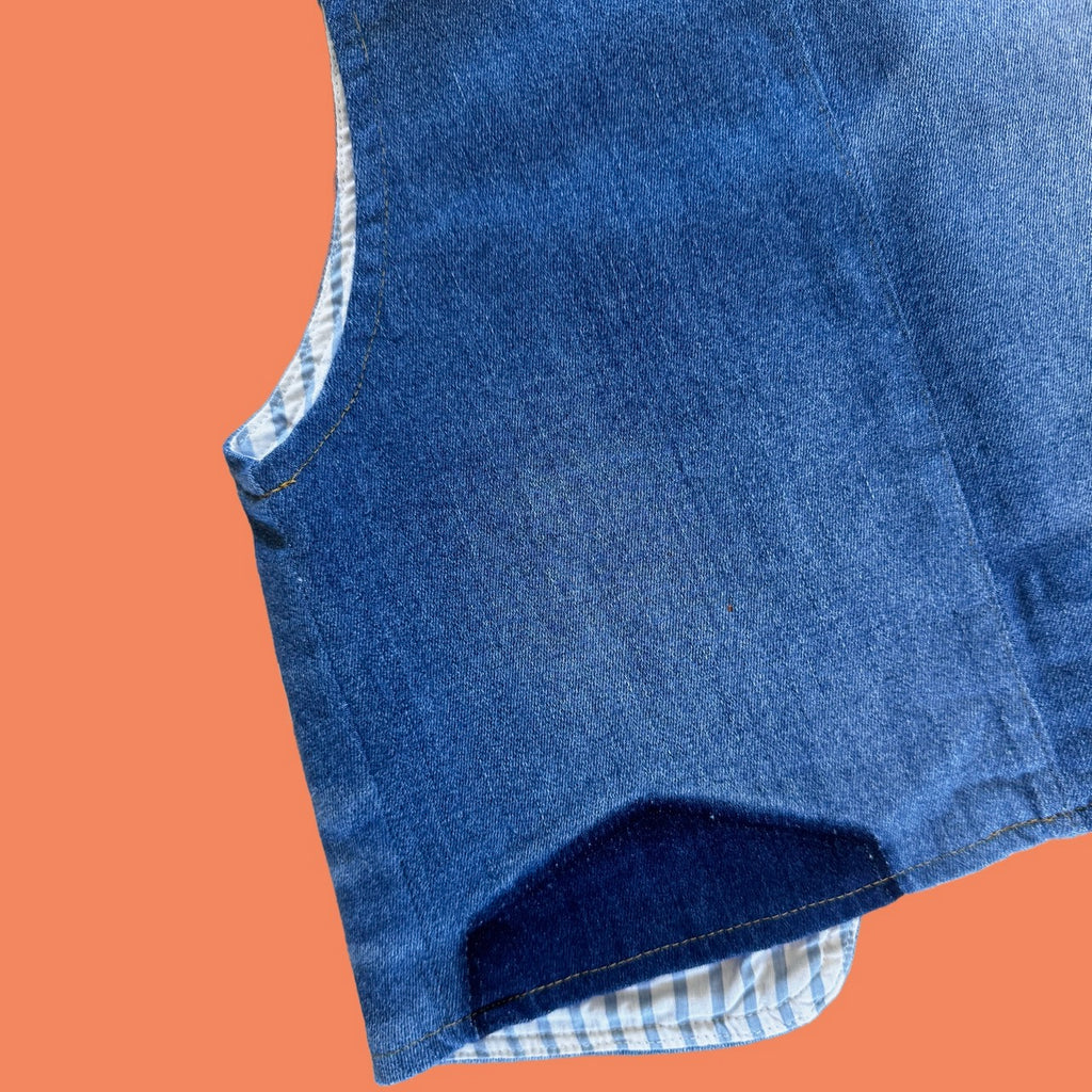 The Adventurer Denim Vest- M/2T